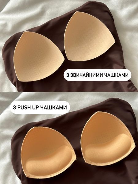 Суцільний купальник з сліпами, Червоний, S, Червоний, З push up чашками Л008 фото